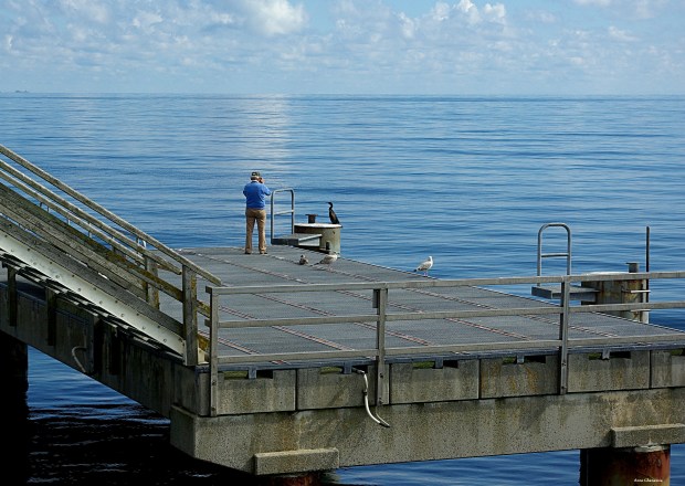 Au bout de la jetée