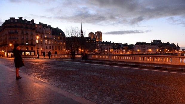 Paris Notre Dame au loin